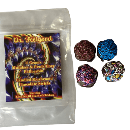 buy Candied Mushroom Chocolate Swirls Online in Oregon, Bend USA Oder Candied Mushroom Chocolate Swirls in Oregon Bend.