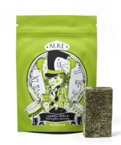 Buy Alice Green Apple Mushroom Gummy 1000mg